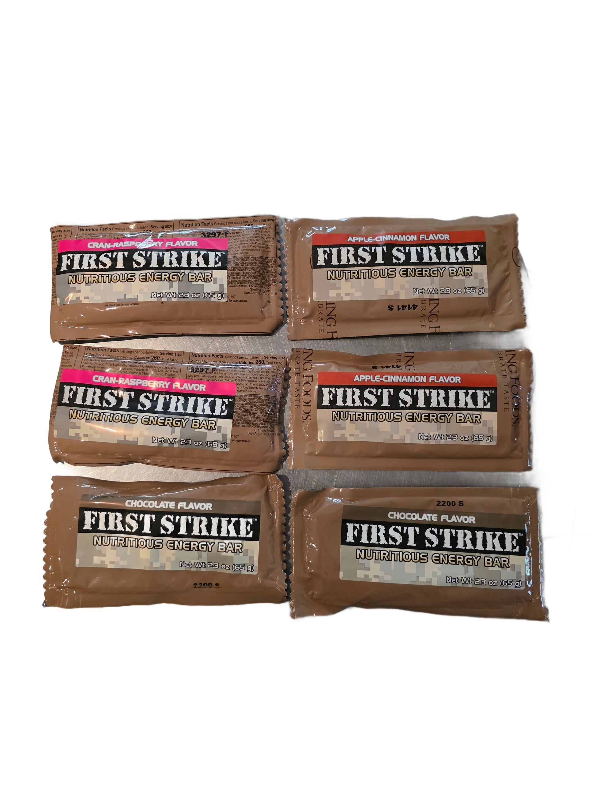 First Strike Nutritious Energy Bar Variety Pack