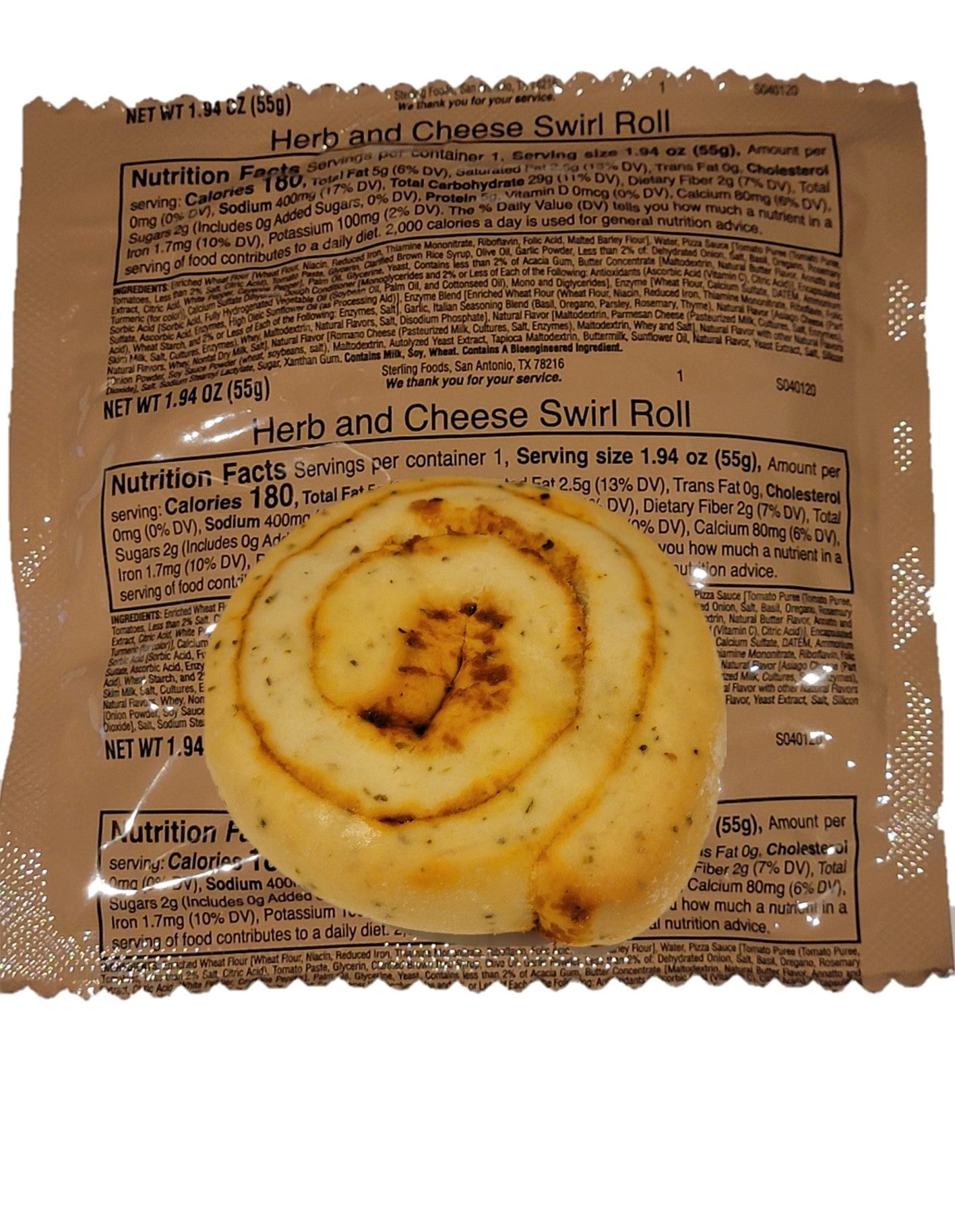 MRE Italian Herb Cheese Swirl