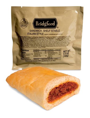 Bridgford MRE Italian Sausage Sandwich