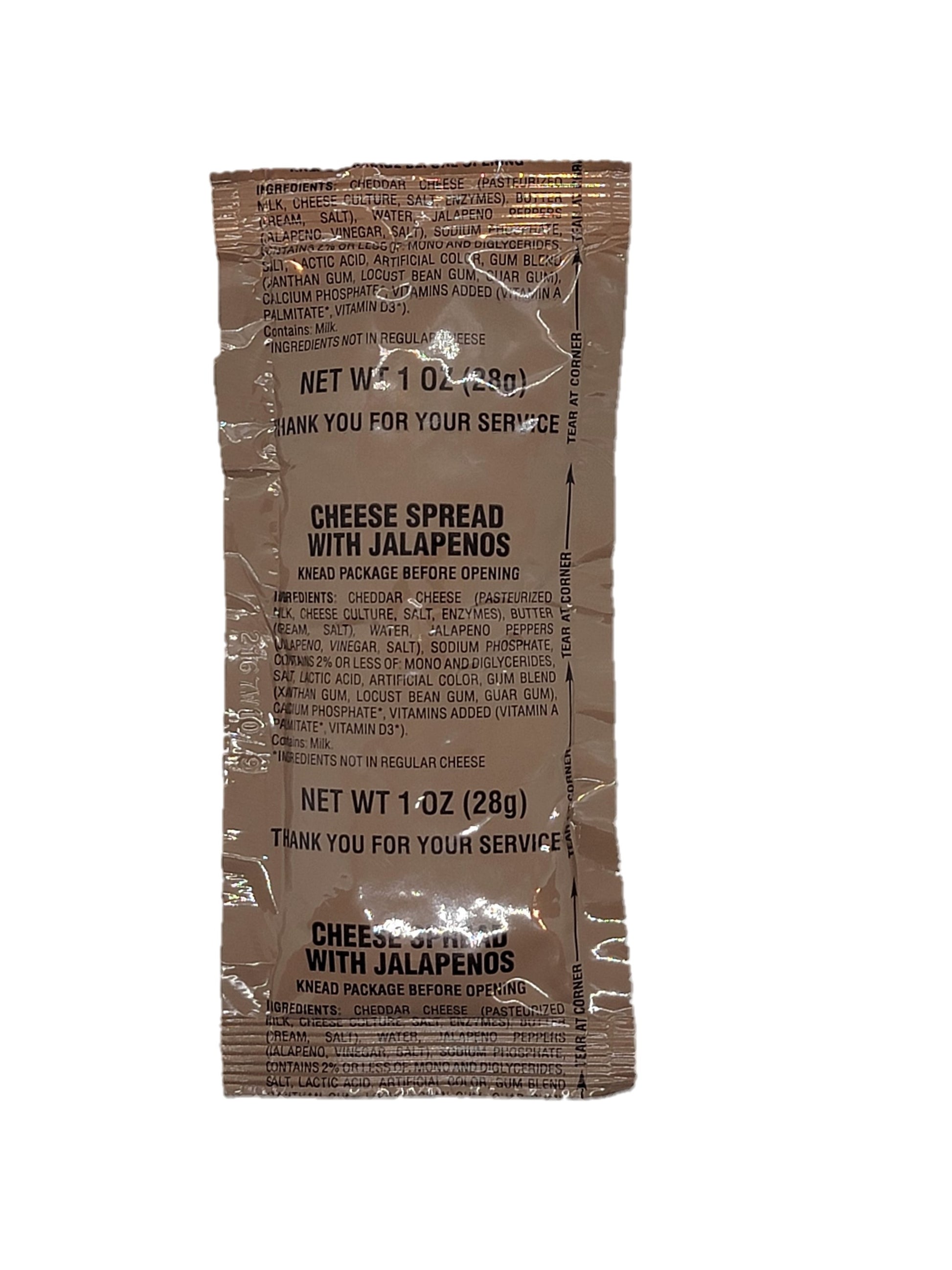 MRE Jalapeno Cheese Spread