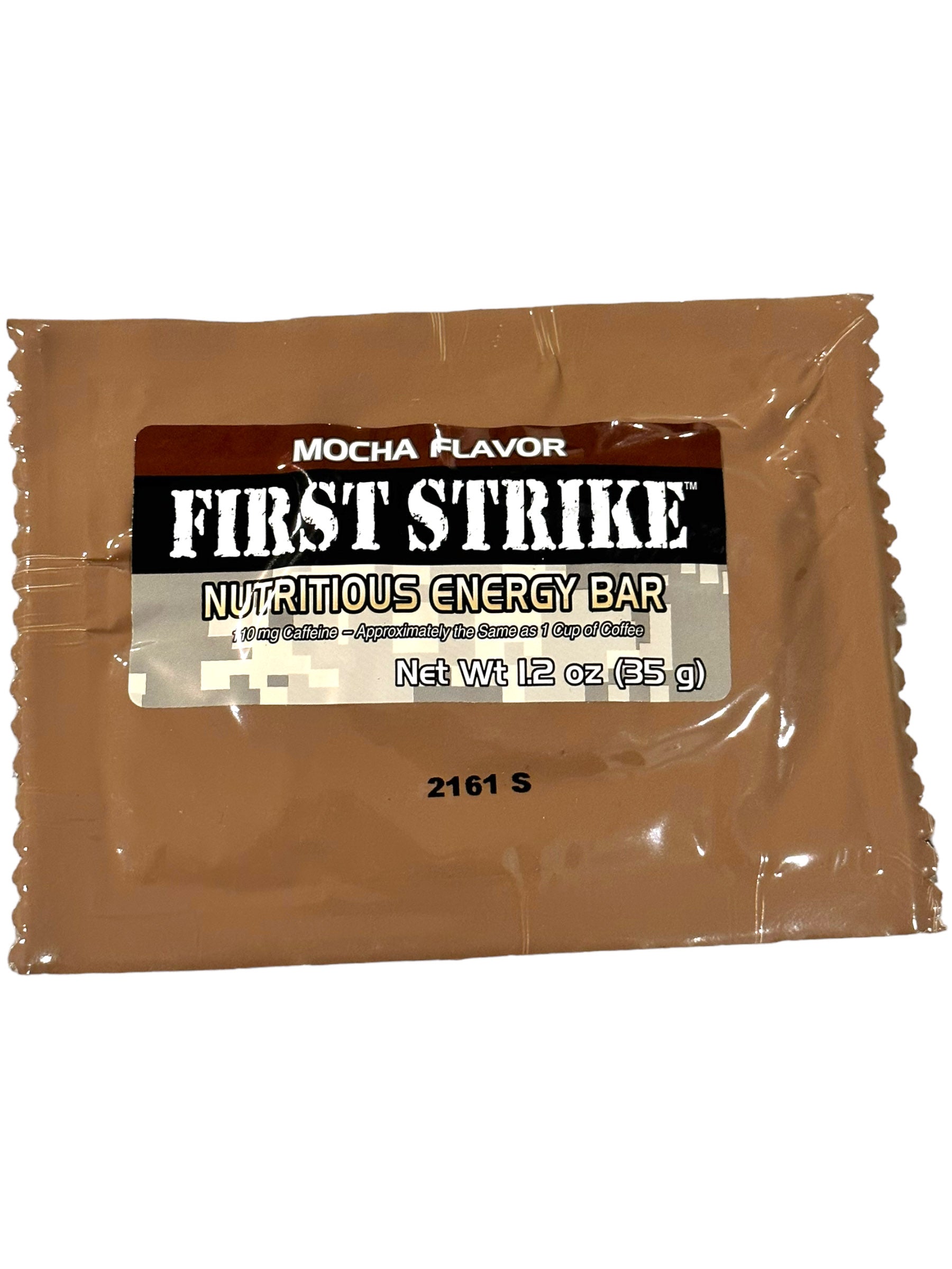 First Strike Bar Mini Mocha Flavor - 110mg Caffeine – All MREs