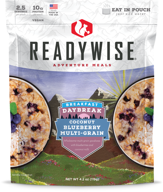 6 CT Case Daybreak Coconut Blueberry Multi-grain