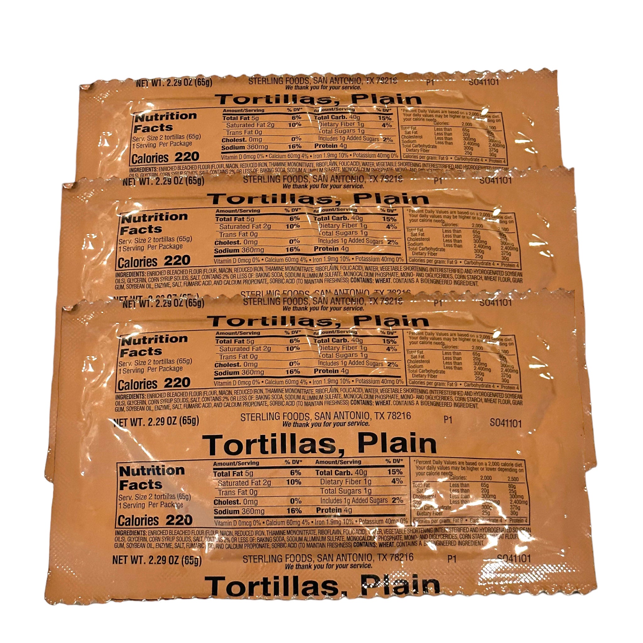 Flour Tortillas Plain, Chipotle or Combo